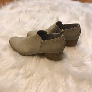 Beige booties